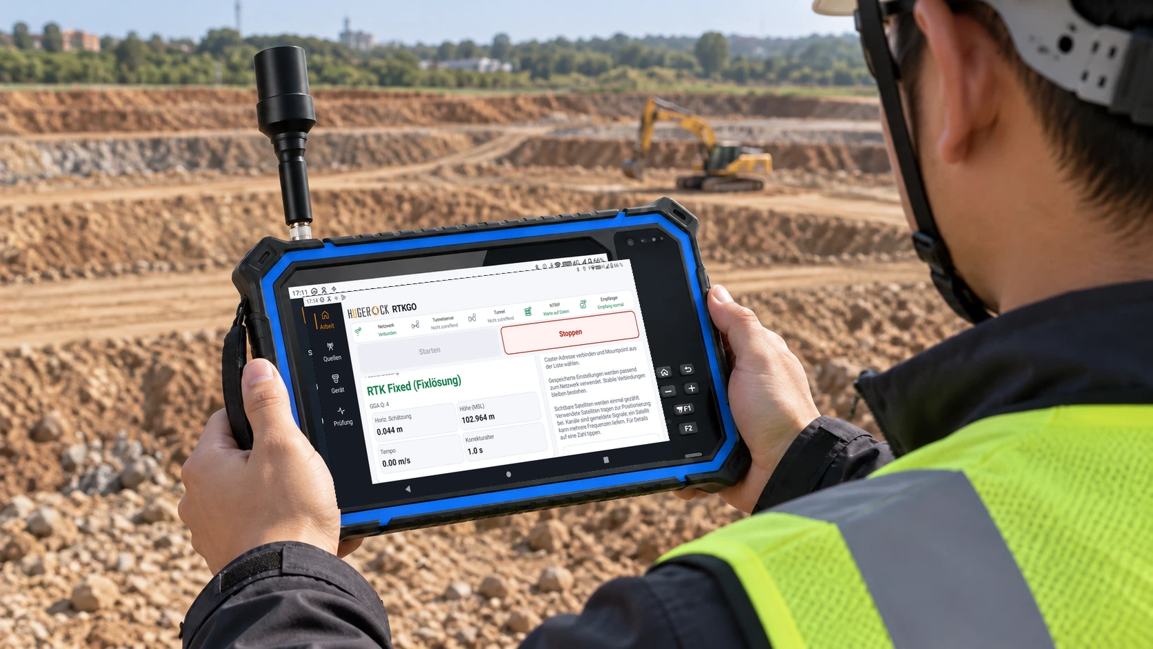 G80M — 8-Zoll-RTK-Tablet im Querformat
