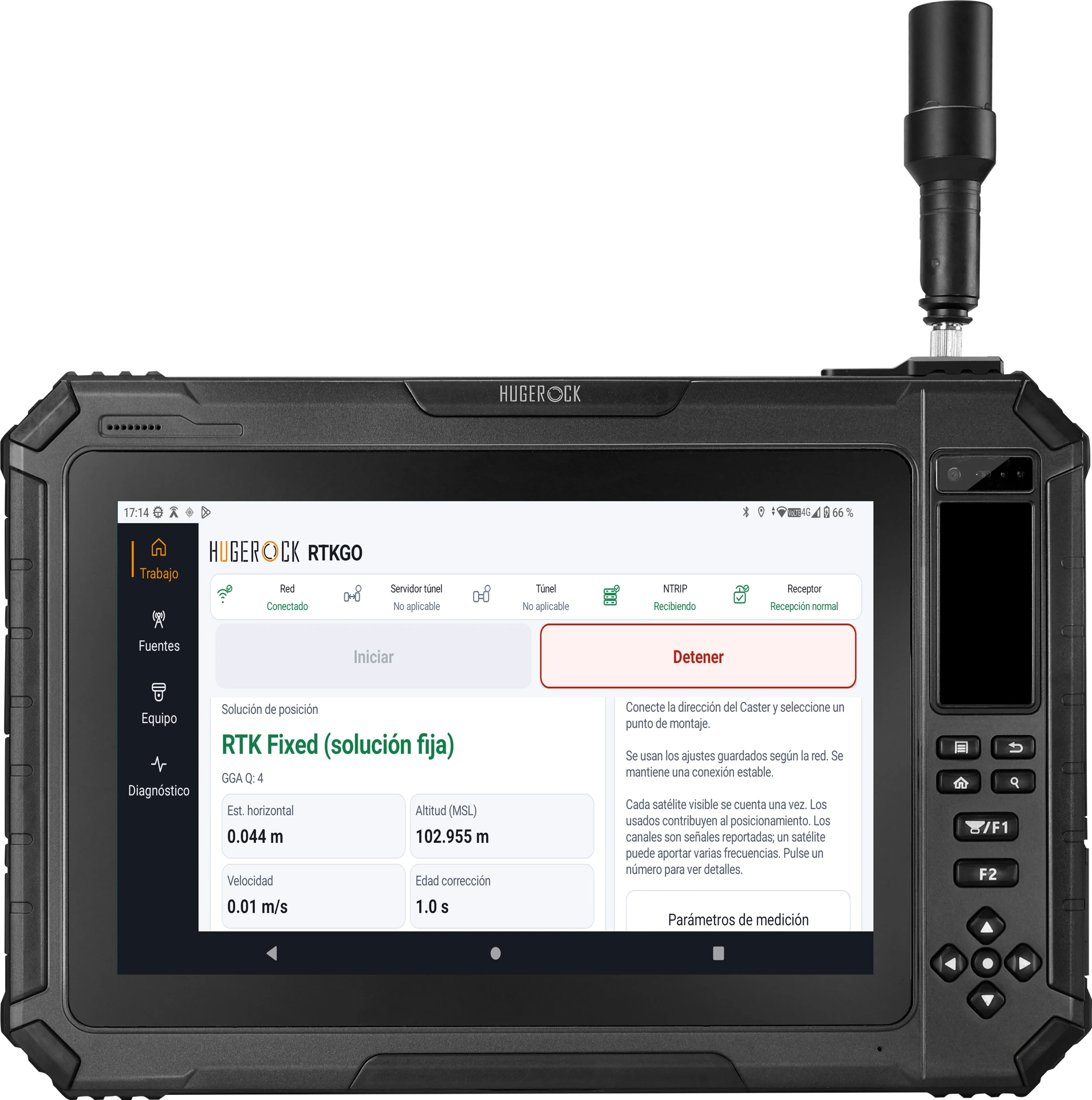 G101M — Tableta RTK de campo de gran pantalla