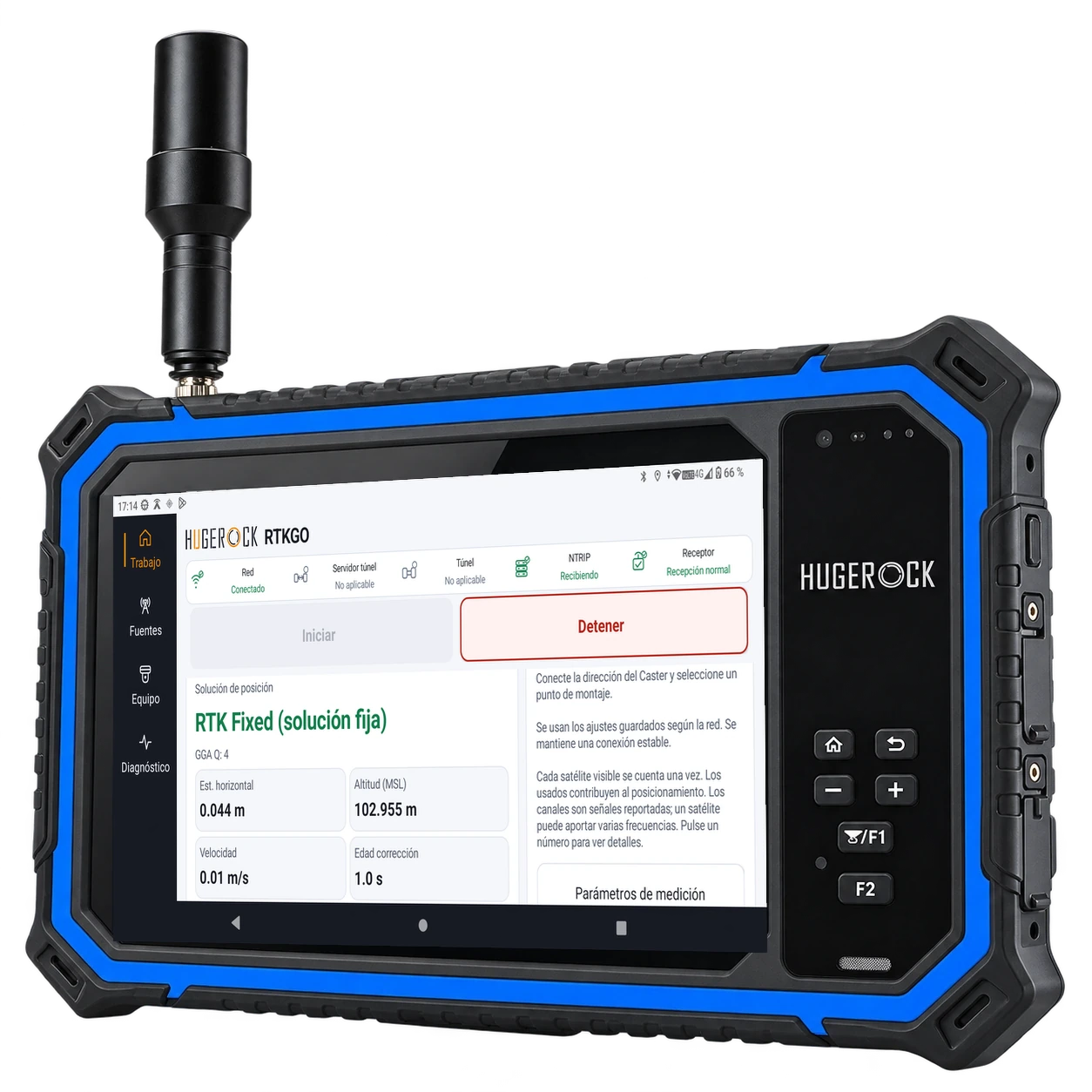 G80M — Tableta RTK horizontal de 8 pulgadas