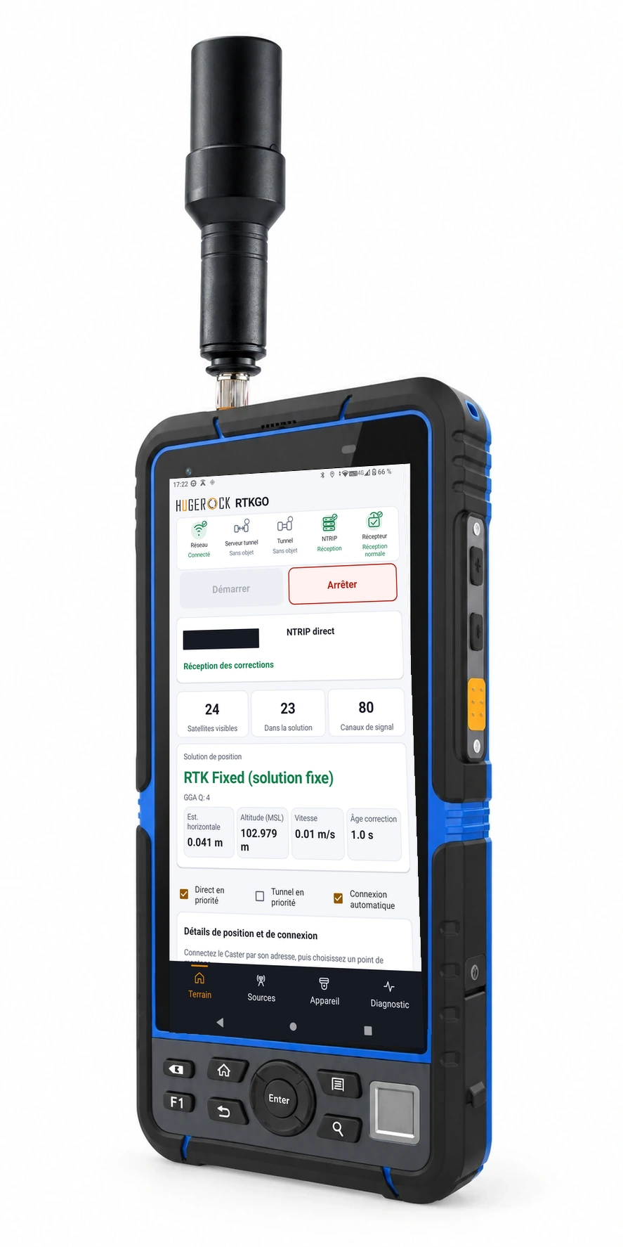 G60M — Terminal RTK portable