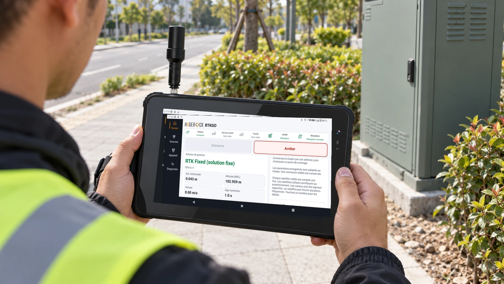 H81 RTK — Tablette GNSS RTK 5G