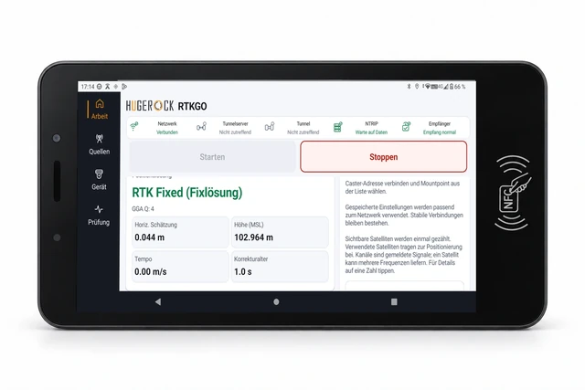 GK101M — Fahrzeug-RTK-Terminal für Position und Ausrichtung
