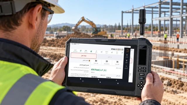 G101M — جهاز RTK ميداني لوحي بشاشة كبيرة