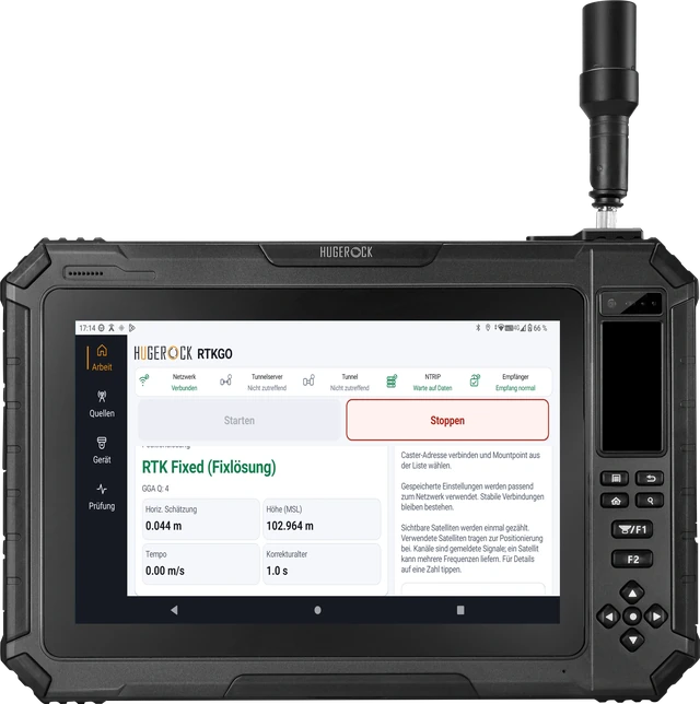 G101M — Großes RTK-Feldtablet