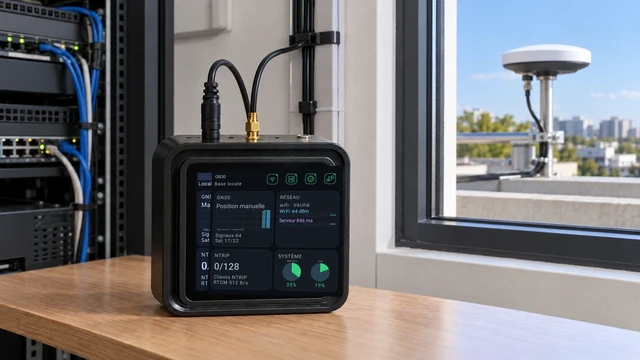 Réseaux GNSS multistations avec Caster intégré