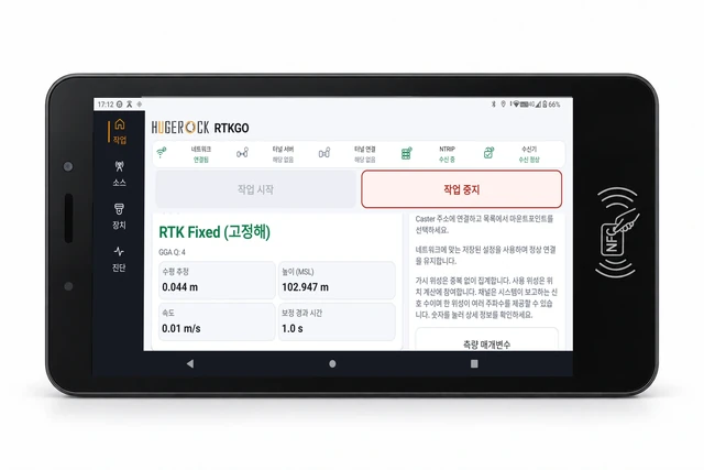 GK101M — 위치 및 방위 측정용 차량 RTK 단말기